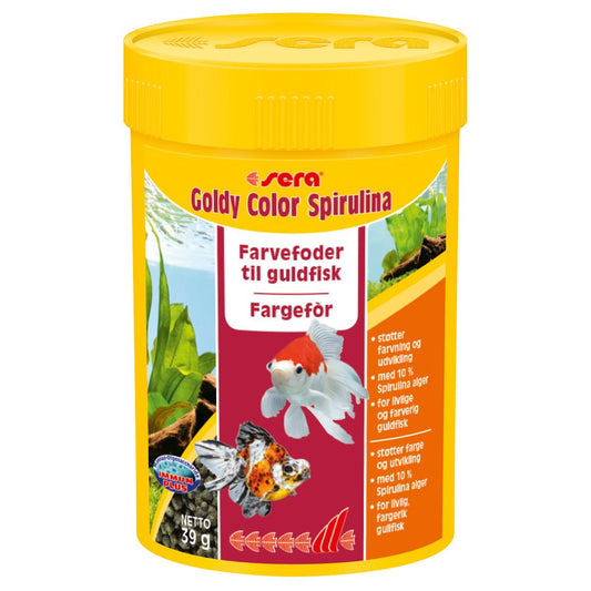 Sera Goldy Color Spirulina Farvefoder til Guldfisk
