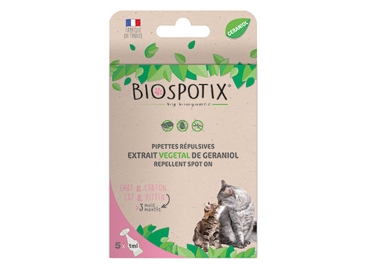BIOGANCE BIOSPOTIX CAT SPOT ON, 5X1ML