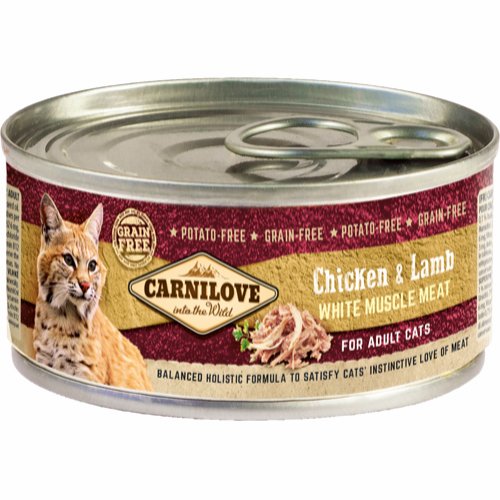 Carnilove Chicken & Lamb Adult Cat 100g